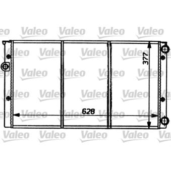 Radiateur, refroidissement du moteur VALEO OEM 1H0121253BA