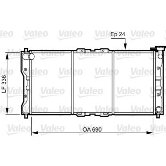 Radiateur, refroidissement du moteur VALEO OEM FP5915200