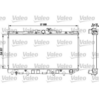 Radiateur, refroidissement du moteur VALEO 731095