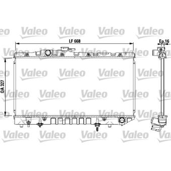 Radiateur, refroidissement du moteur VALEO 731114