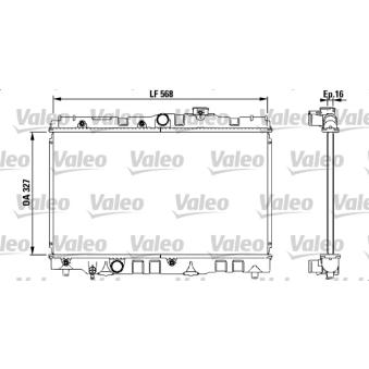 Radiateur, refroidissement du moteur VALEO 731119