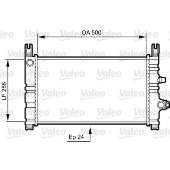 Radiateur, refroidissement du moteur VALEO OEM 6770850