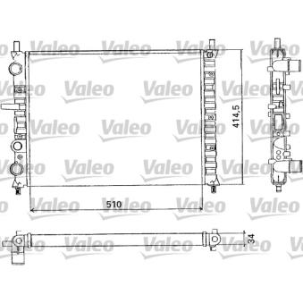 Radiateur, refroidissement du moteur VALEO OEM 7767440