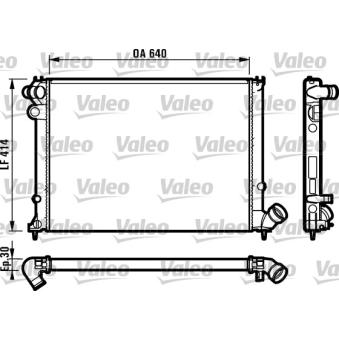 Radiateur, refroidissement du moteur VALEO OEM 1301FS
