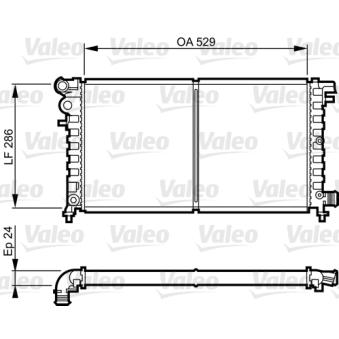 Radiateur, refroidissement du moteur VALEO OEM 1301VT