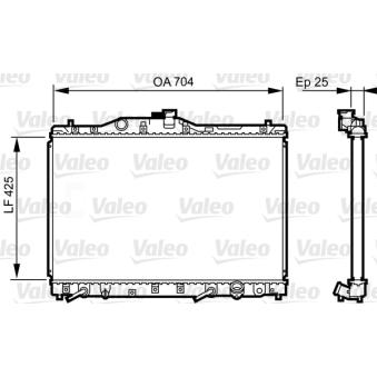 Radiateur, refroidissement du moteur VALEO OEM 19010PY3902