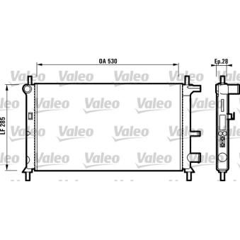 Radiateur, refroidissement du moteur VALEO OEM 1098809
