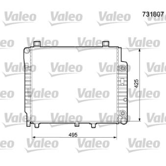 Radiateur, refroidissement du moteur VALEO OEM A2025003503