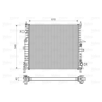 Radiateur, refroidissement du moteur VALEO OEM 1635002204