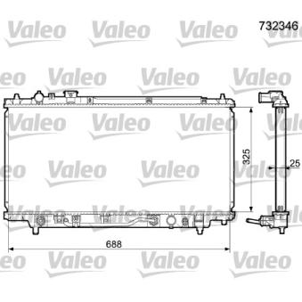 Radiateur, refroidissement du moteur VALEO OEM BPE715200
