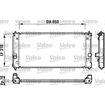 Radiateur, refroidissement du moteur VALEO 732417