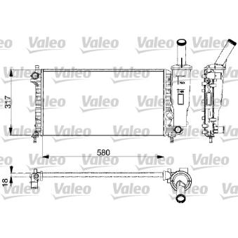 Radiateur, refroidissement du moteur VALEO OEM 46778148