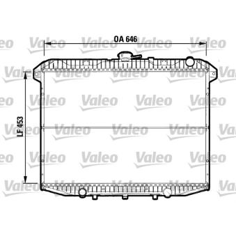 Radiateur, refroidissement du moteur VALEO OEM 1953239