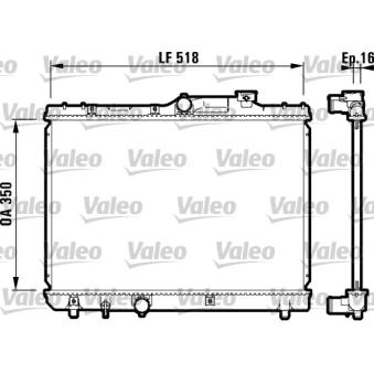 Radiateur, refroidissement du moteur VALEO 732614