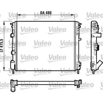 Radiateur, refroidissement du moteur VALEO OEM 7700428658