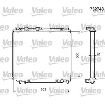Radiateur, refroidissement du moteur VALEO OEM MB890954 Radiateur, refroidissement du moteur VALEO OEM MB890954