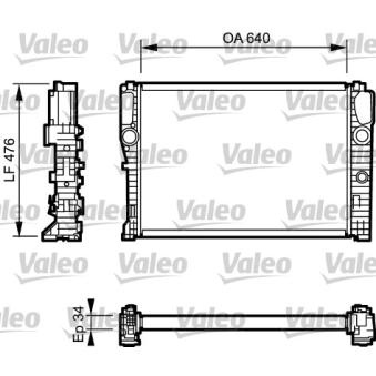 Radiateur, refroidissement du moteur VALEO OEM 2115002302