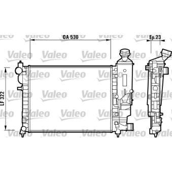 Radiateur, refroidissement du moteur VALEO OEM 133185 Radiateur, refroidissement du moteur VALEO OEM 133185