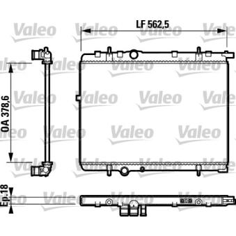 Radiateur, refroidissement du moteur VALEO OEM 1331SY