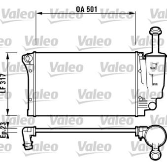 Radiateur, refroidissement du moteur VALEO OEM 51729379