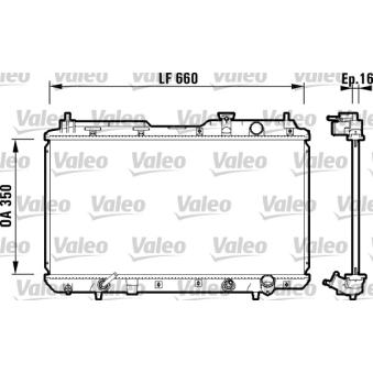 Radiateur, refroidissement du moteur VALEO OEM 19010P3F014