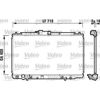 Radiateur, refroidissement du moteur VALEO [734113]