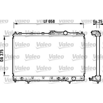 Radiateur, refroidissement du moteur VALEO OEM MB660568