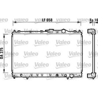 Radiateur, refroidissement du moteur VALEO 734136