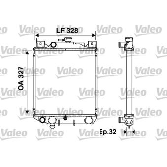 Radiateur, refroidissement du moteur VALEO [734166]