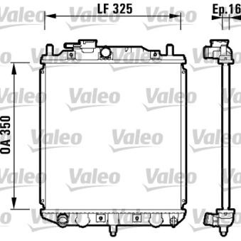 Radiateur, refroidissement du moteur VALEO 734209