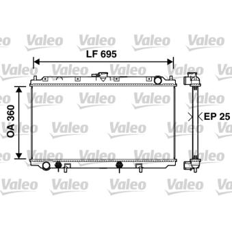 Radiateur, refroidissement du moteur VALEO [734215]