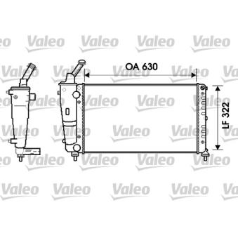 Radiateur, refroidissement du moteur VALEO OEM 46763325