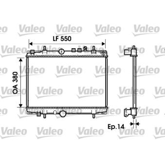 Radiateur, refroidissement du moteur VALEO OEM 1331SQ