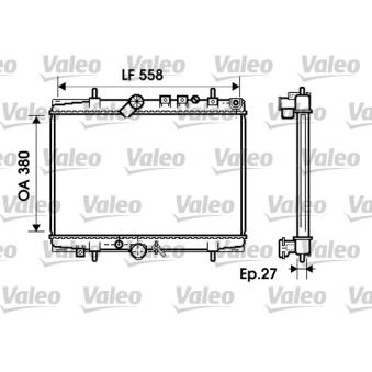Radiateur, refroidissement du moteur VALEO OEM 1331LC