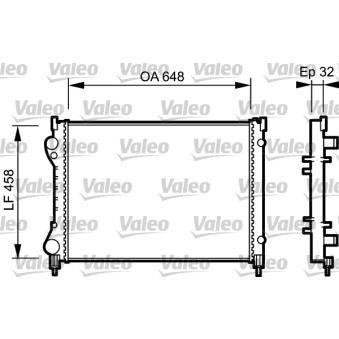 Radiateur, refroidissement du moteur VALEO OEM 21410JD00E