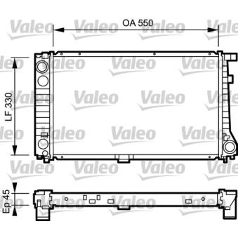 Radiateur, refroidissement du moteur VALEO 734289