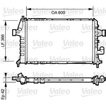 Radiateur, refroidissement du moteur VALEO OEM 1300209