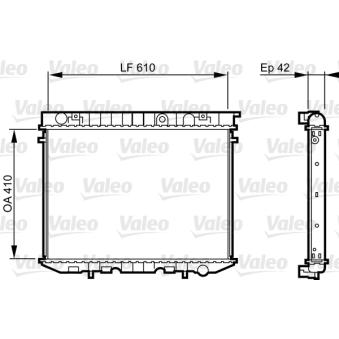 Radiateur, refroidissement du moteur VALEO 734353