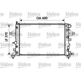 Radiateur, refroidissement du moteur VALEO OEM 1300265