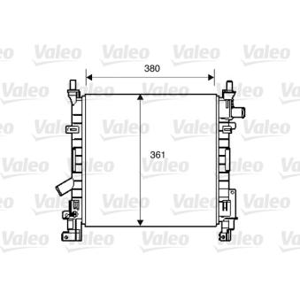 Radiateur, refroidissement du moteur VALEO OEM 1S5H8005BA