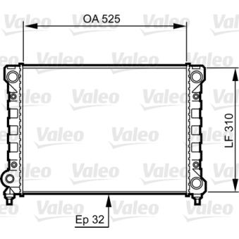 Radiateur, refroidissement du moteur VALEO OEM 357121253AB