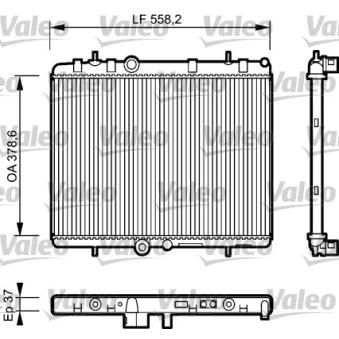 Radiateur, refroidissement du moteur VALEO OEM 1330H0 Radiateur, refroidissement du moteur VALEO OEM 1330H0