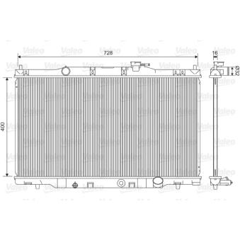 Radiateur, refroidissement du moteur VALEO OEM 19010PNLG01