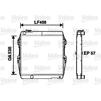 Radiateur, refroidissement du moteur VALEO [734515]