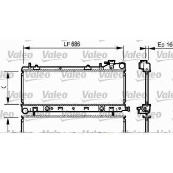 Radiateur, refroidissement du moteur VALEO [734577]