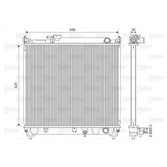 Radiateur, refroidissement du moteur VALEO OEM 1770056B00