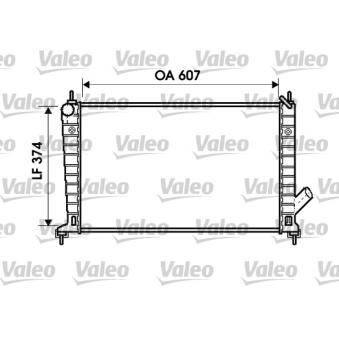 Radiateur, refroidissement du moteur VALEO 734714