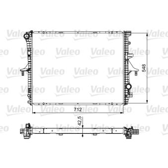 Radiateur, refroidissement du moteur VALEO OEM 7L6121253E