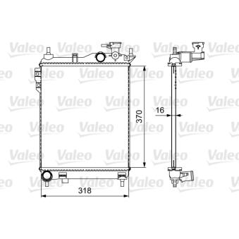 Radiateur, refroidissement du moteur VALEO OEM 253101C206