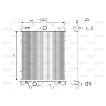 Radiateur, refroidissement du moteur VALEO OEM 164000Q020